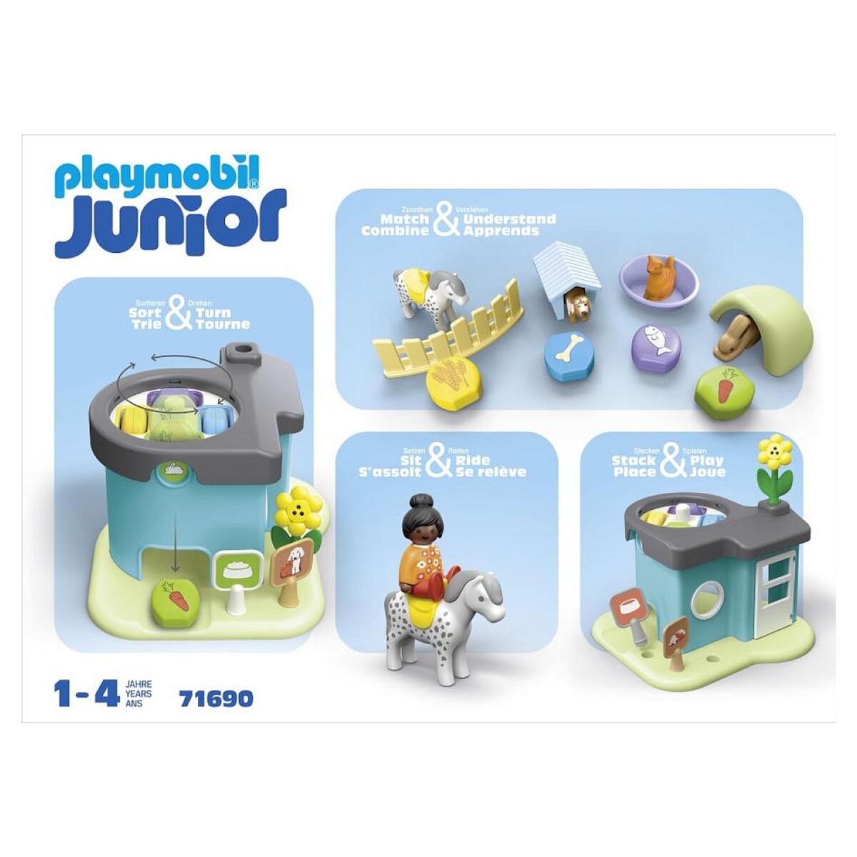 PLAYMOBIL 71690 Junior : maison des animaux