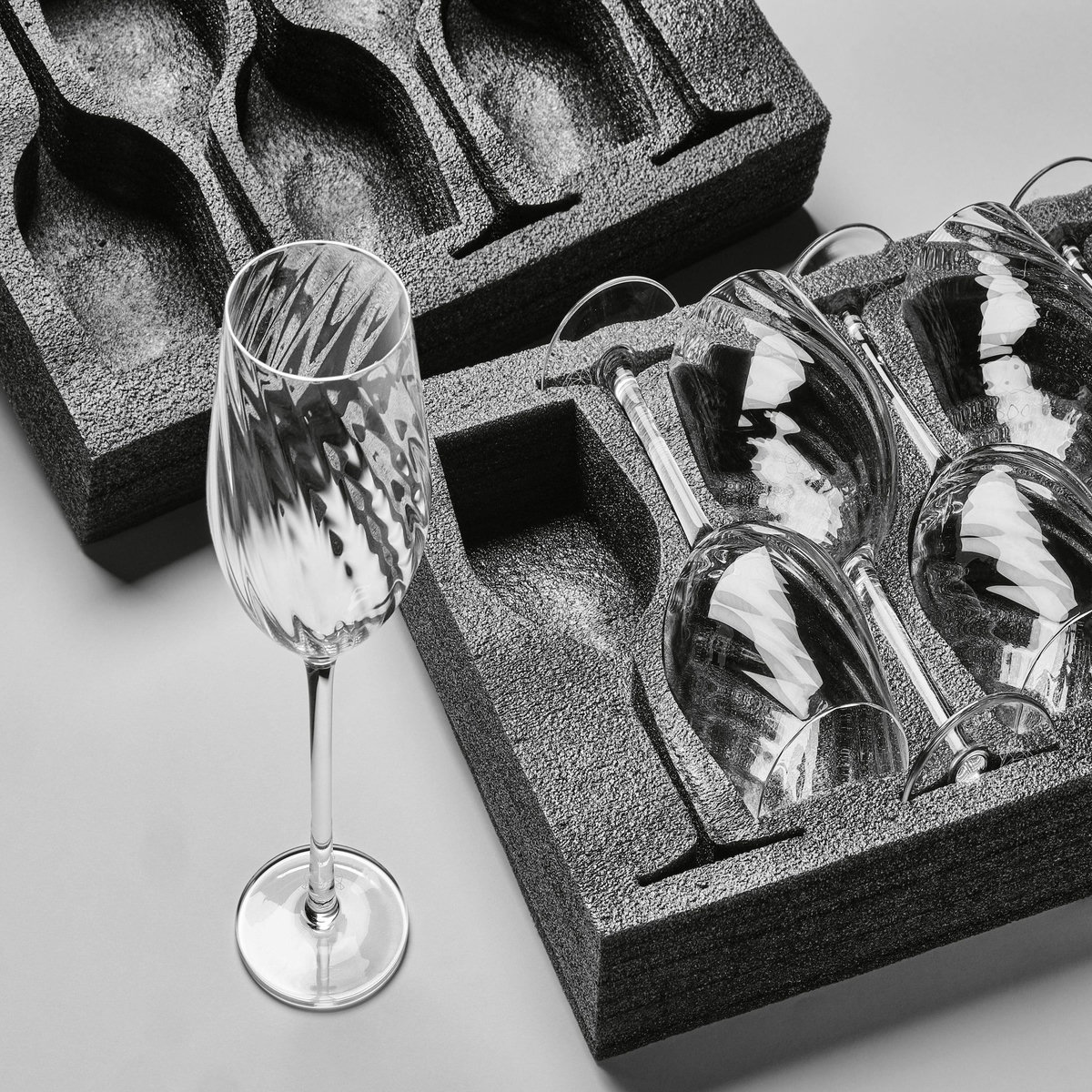 BJORN Verre à pied 36cl STEN - 6 pièces