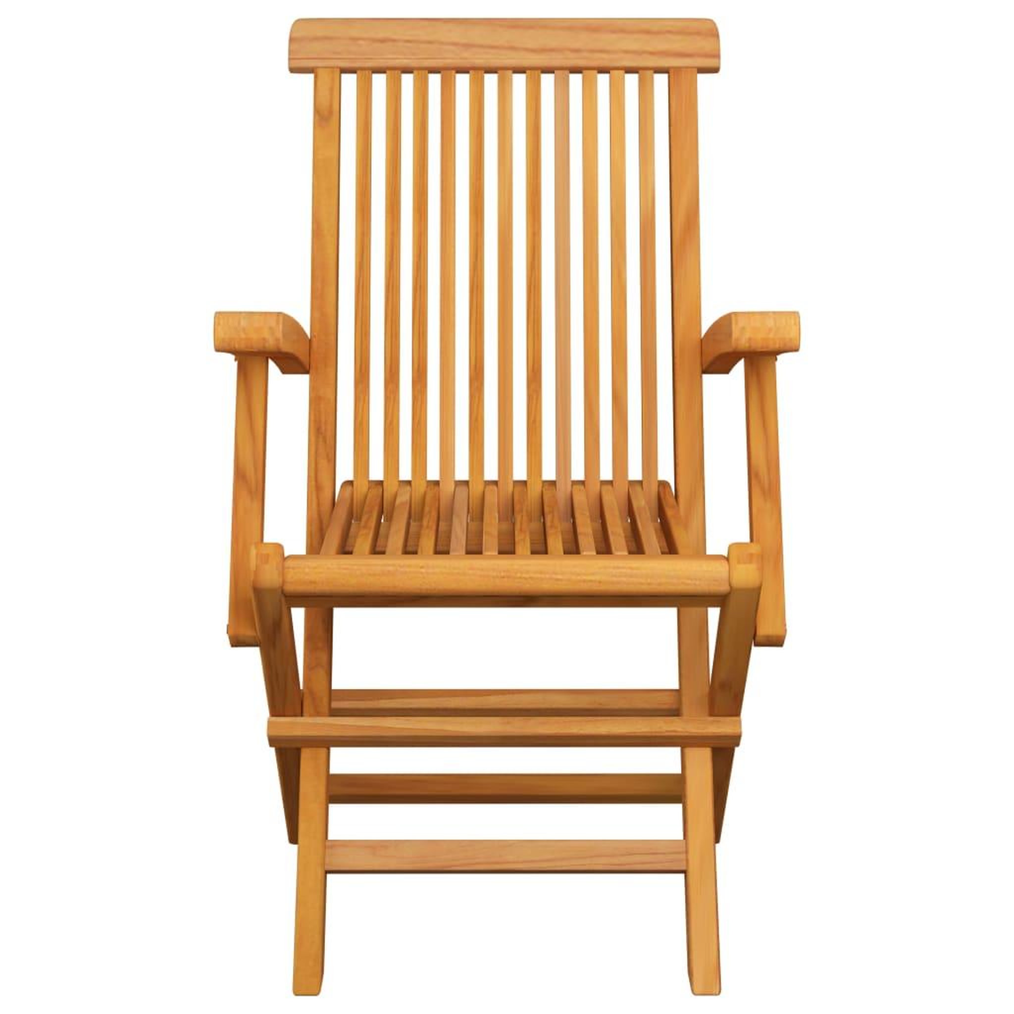 Voir la diapositive 4 : VIDAXL Chaises de jardin avec coussins gris lot de 2 Bois teck massif