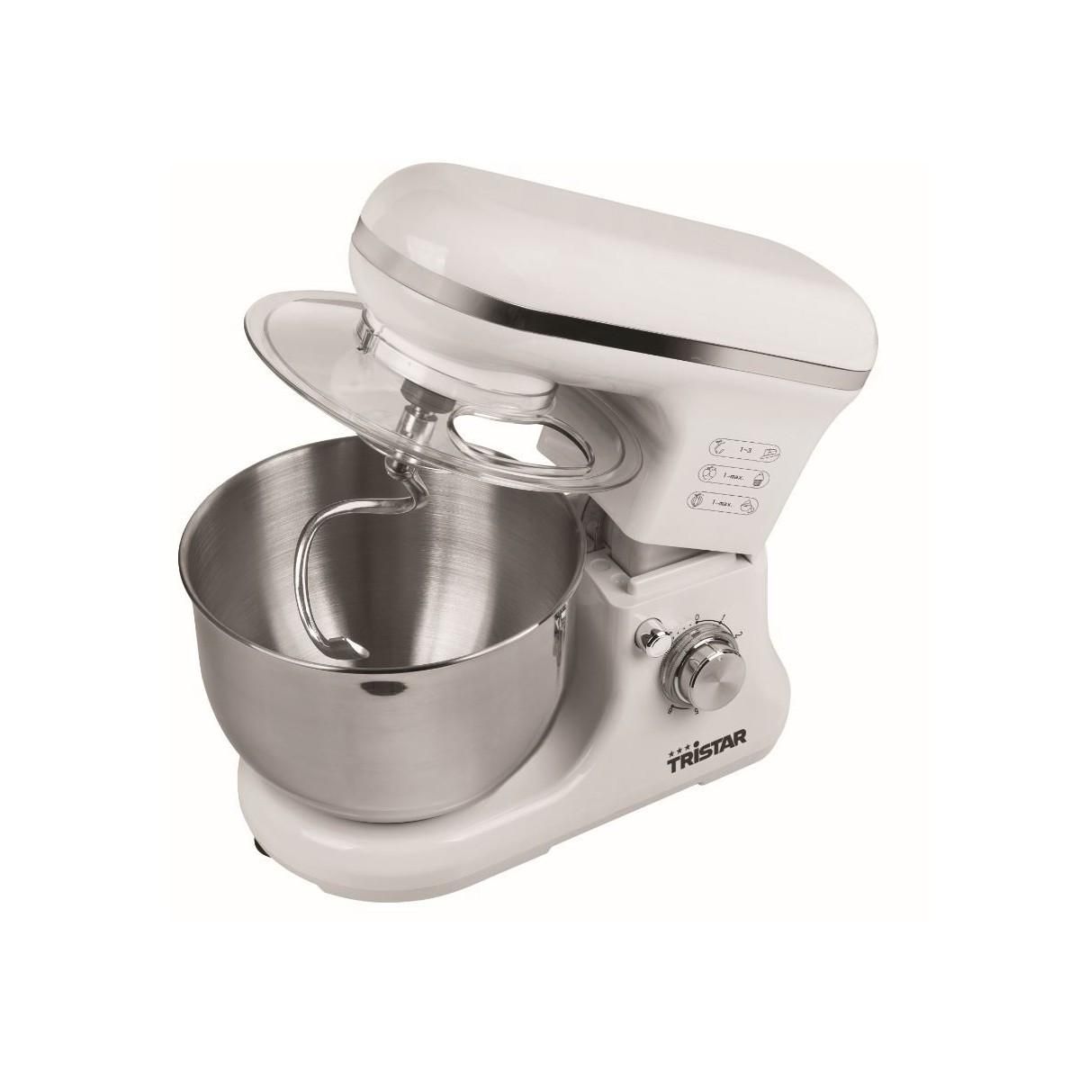 TRISTAR Robot multifonction 1200W Cuve 5 litres MX-4817 Blanc Accessoires TRISTAR
