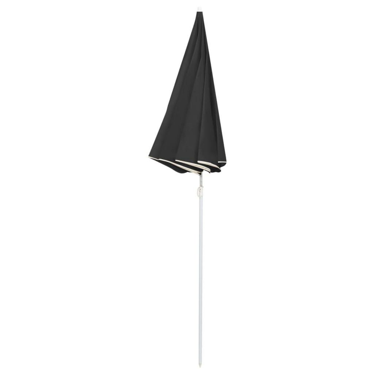 VIDAXL Parasol de jardin avec mat en acier anthracite 180 cm