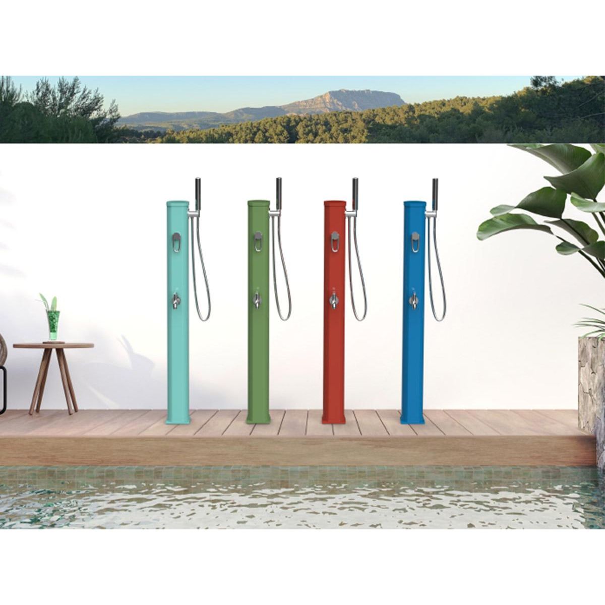 Formidra Douche solaire 20 L Jolly Go Bleu - Formidra