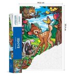 BAMBI. 1 POSTER ILLUSTRE 44,6 X 59,4CM ET 1 NUANCIER, Disney