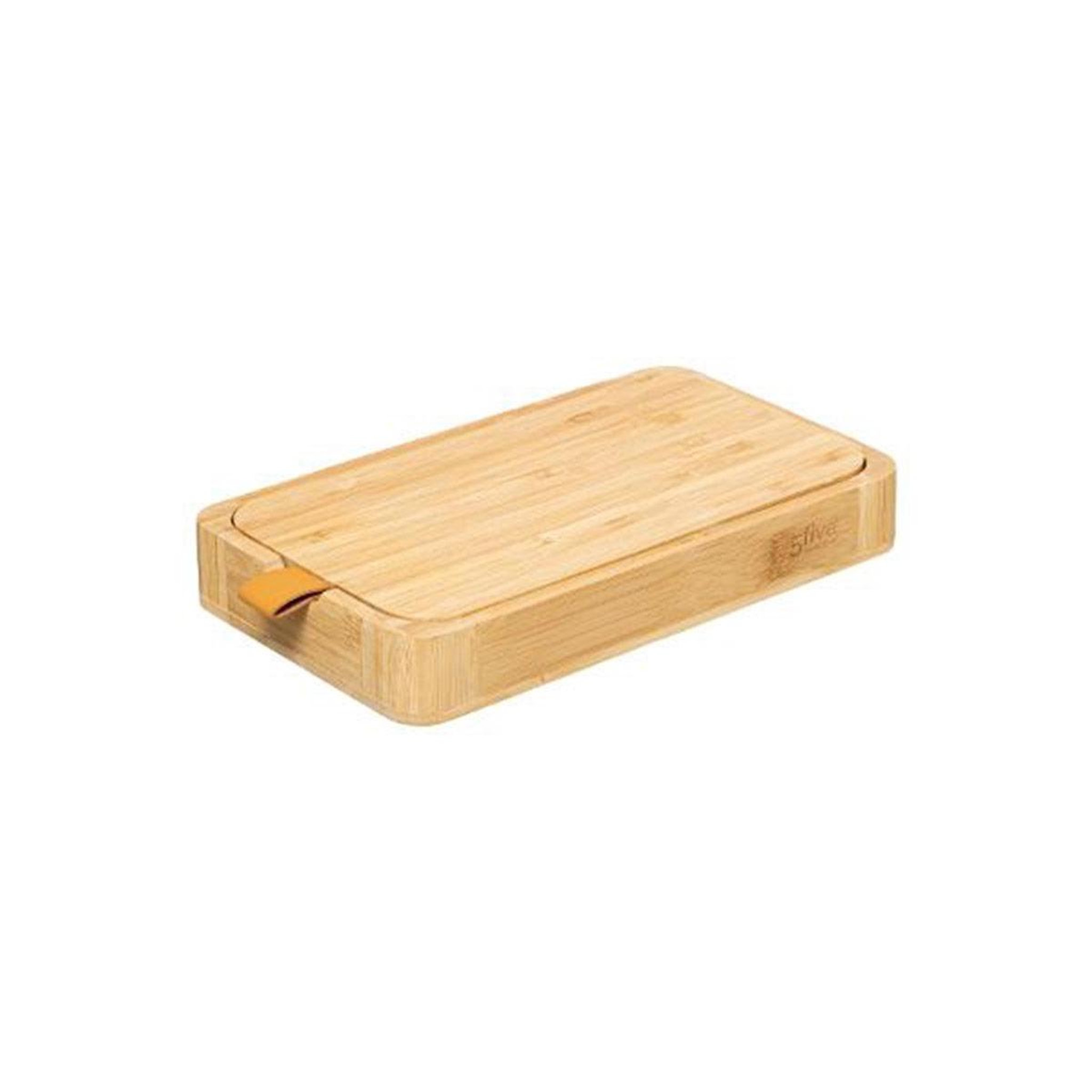 FIVE Boîte à bijoux & miroir  bambou  24cm naturel