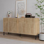 Voir la diapositive 4 : Habitat et Jardin Buffet en bois  Evolet  - 150 x 36 x 75 cm - Beige