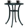 Voir la diapositive 4 : VIDAXL Table de jardin vert Ø48x53 cm aluminium coule