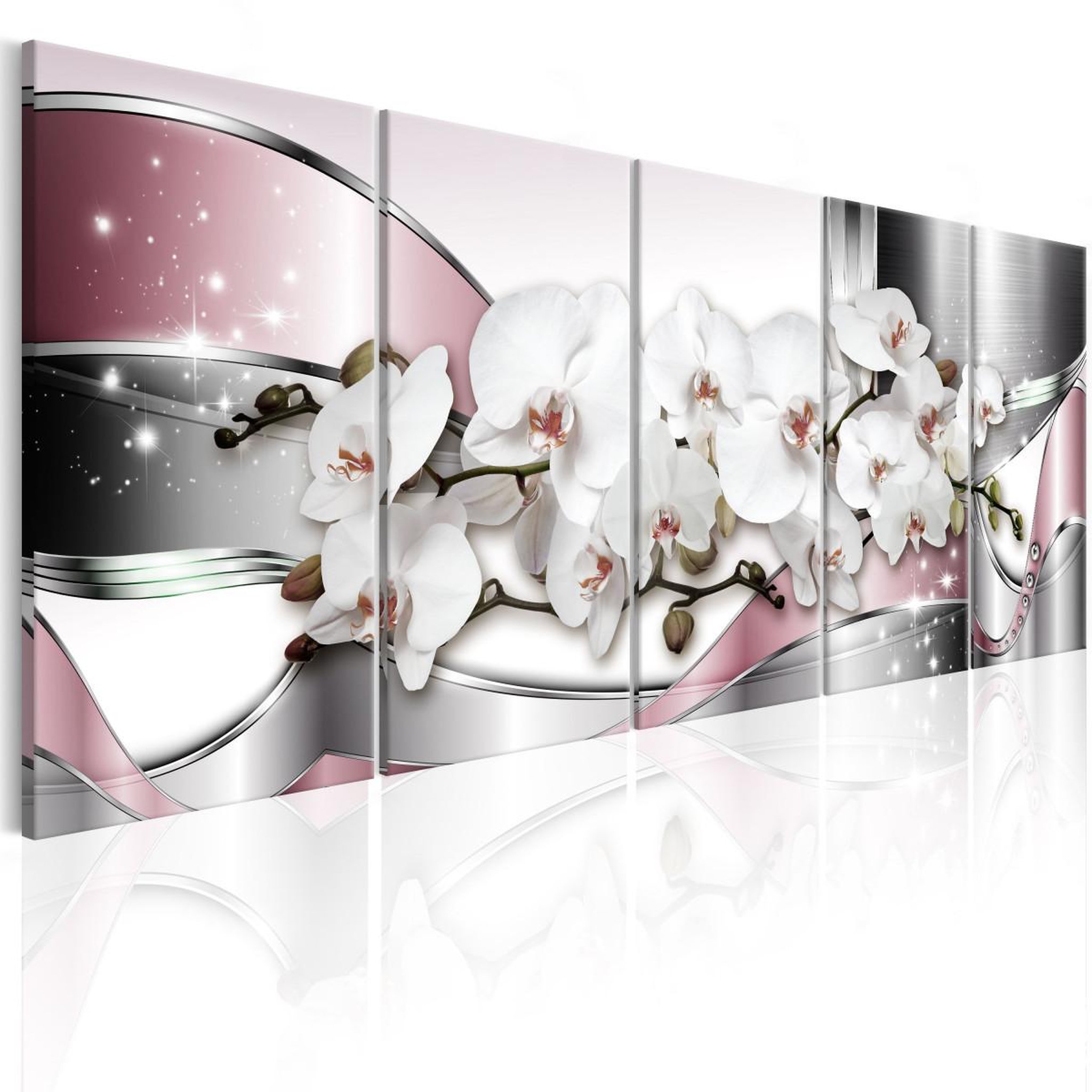 Voir la diapositive 1 : Paris Prix Tableau Imprimé  Shiny Orchids