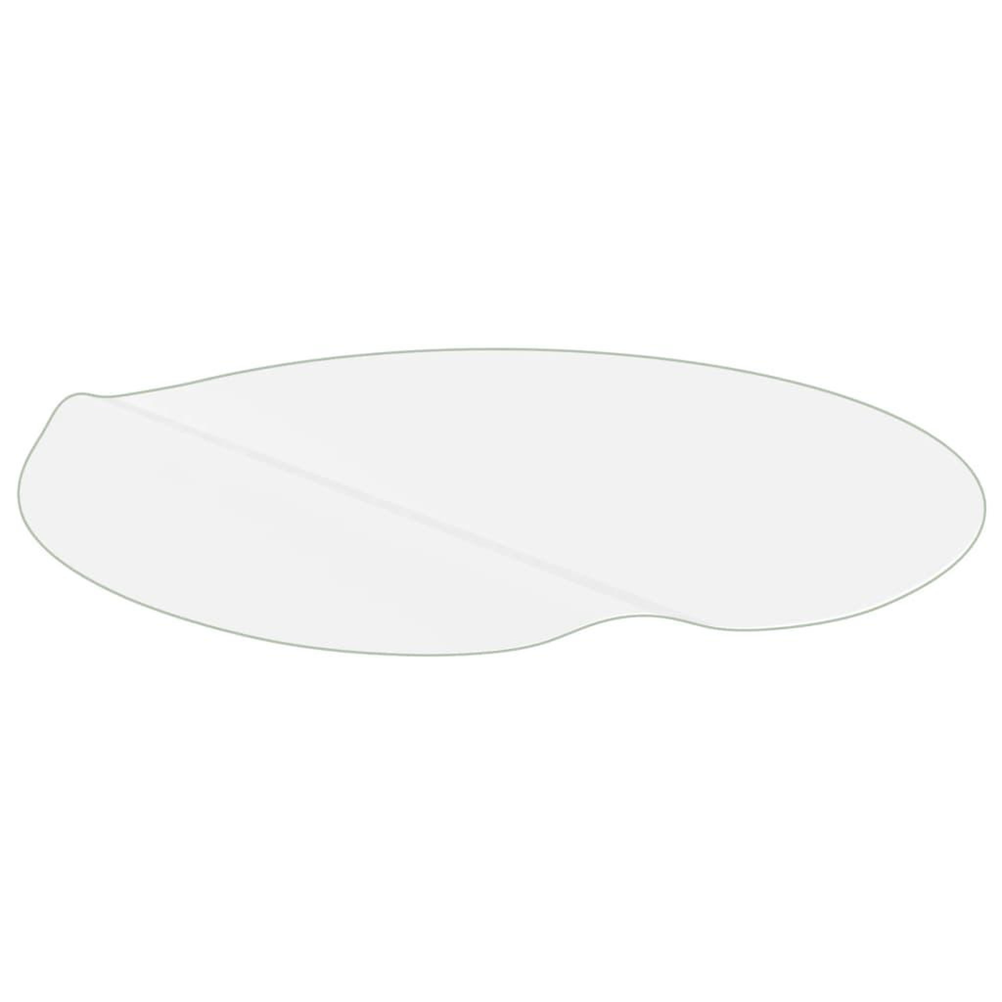 Voir la diapositive 4 : VIDAXL Protecteur de table transparent Ø 60 cm 2 mm PVC