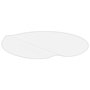 Voir la diapositive 4 : VIDAXL Protecteur de table transparent Ø 60 cm 2 mm PVC