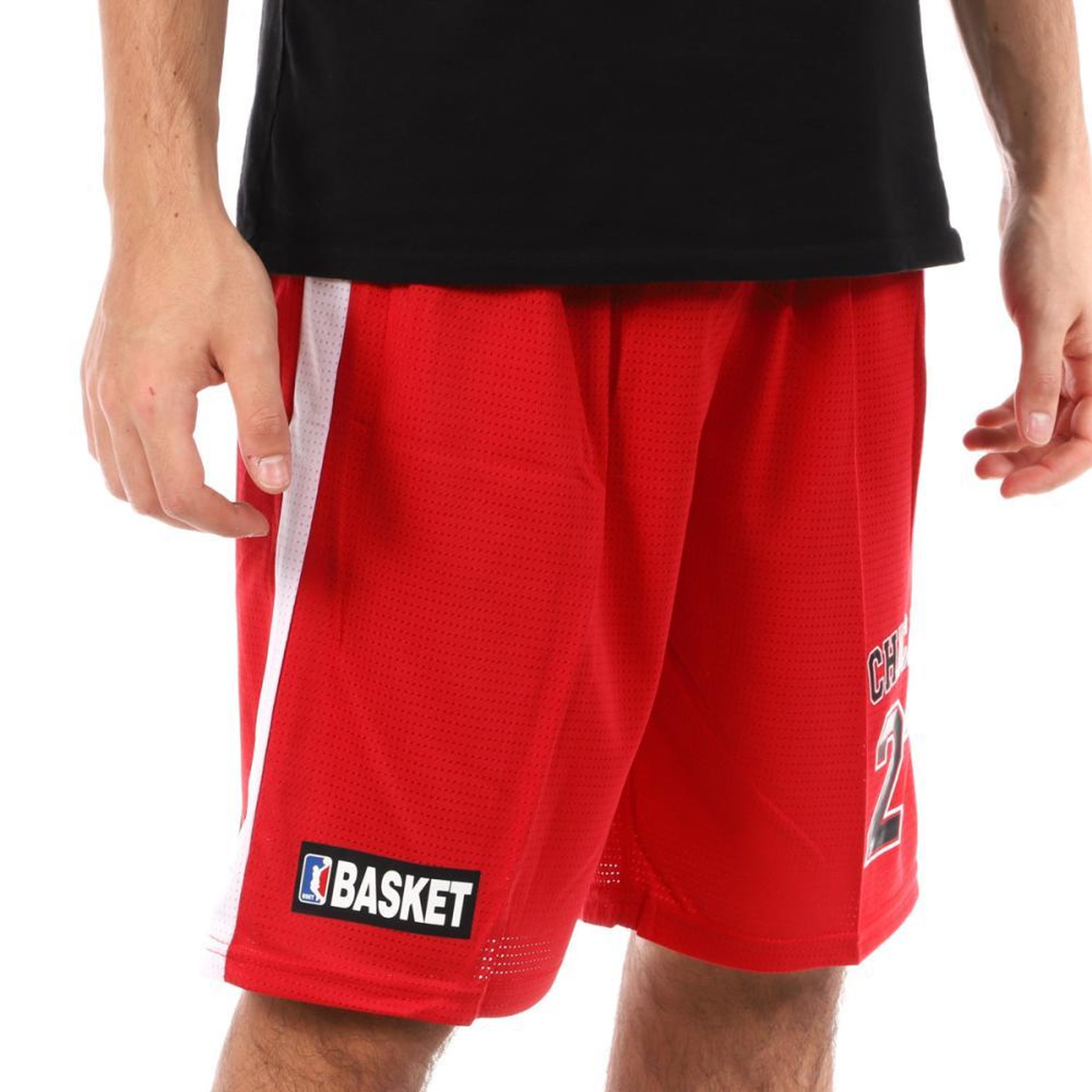 Voir la diapositive 3 : SPORTZONE Short basketball Rouge Homme Sport Zone Miami