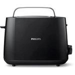 Philips Grille-pain HD2581/90 Toaster noir Daily, 2 fentes, 830W