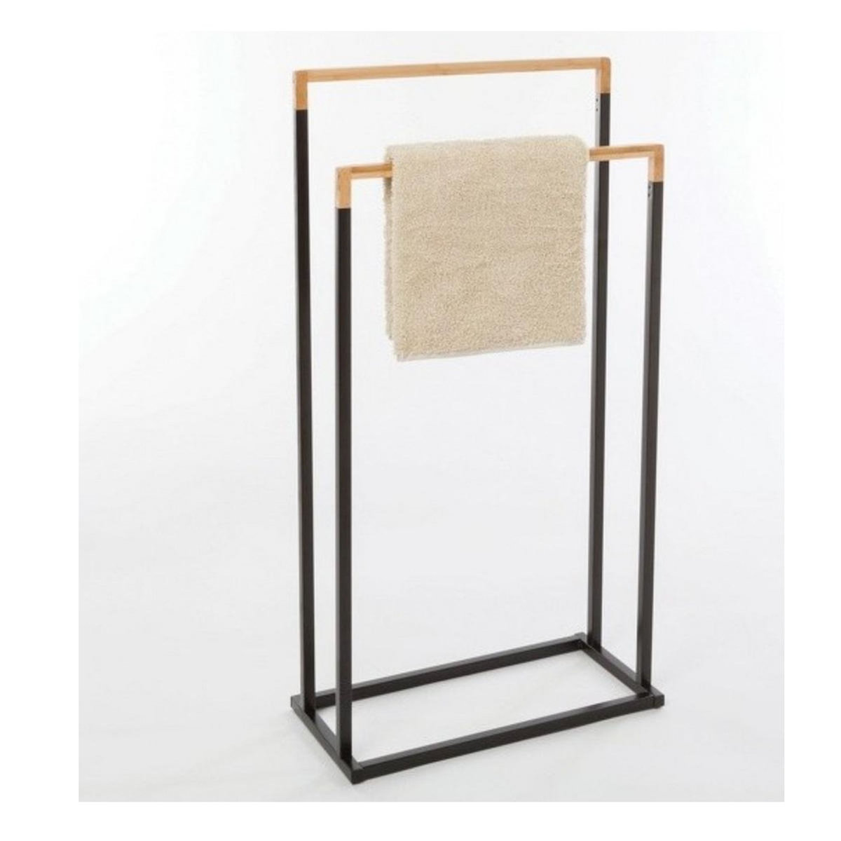 Msv Porte serviette noir mat - 40.07652