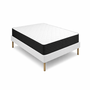 Voir la diapositive 2 : KING OF DREAMS Ensemble Sommier Tapissier et Matelas Latex Accueil Moelleux
