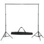 Voir la diapositive 6 : VIDAXL Kit de studio photo avec eclairage et toile de fond