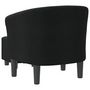 Voir la diapositive 5 : VIDAXL Chaise cabriolet avec repose-pied noir tissu