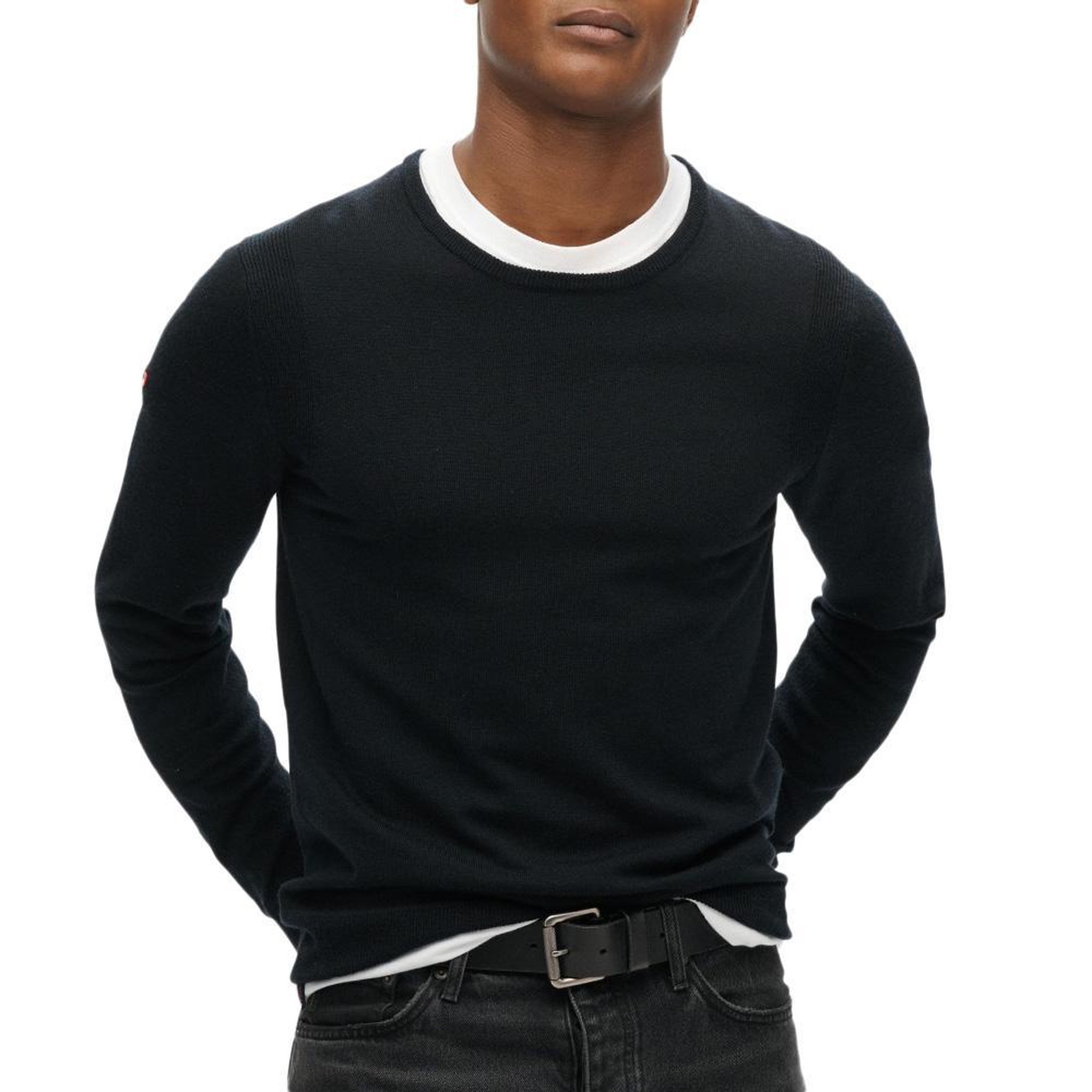 Voir la diapositive 1 : SUPERDRY Pull  Homme Superdry Merino Crew Jumper
