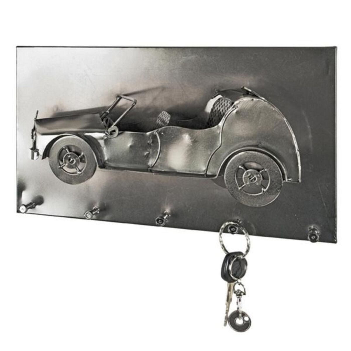 Paris Prix Patère Murale Vintage  Traction  35cm Argent
