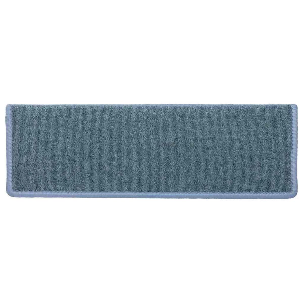 VIDAXL Tapis d'escalier 30 pcs 65x21x4 cm bleu