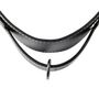 Voir la diapositive 3 : Paris Prix Collier Pour Chien 2XL  Cuir  70cm Noir