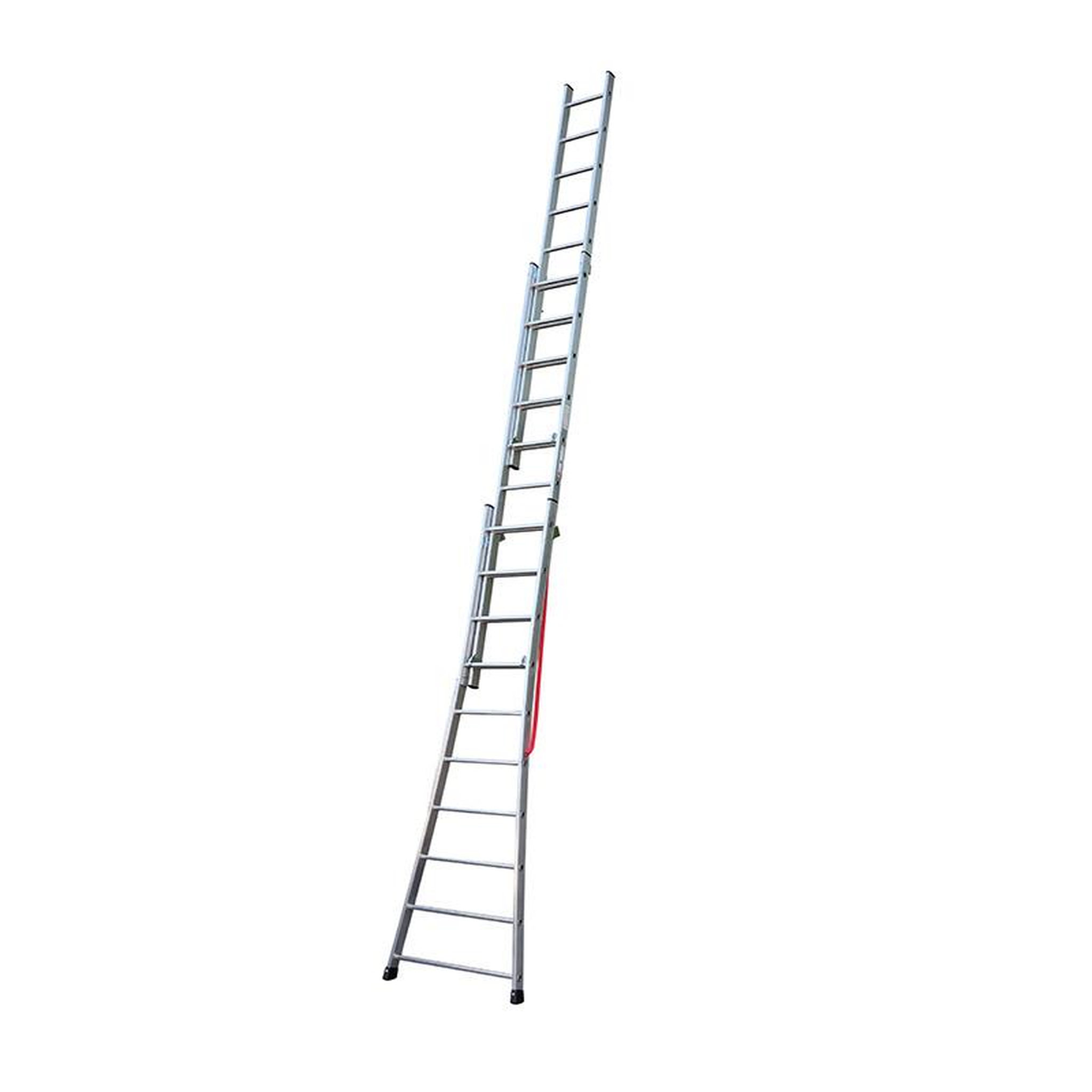 Voir la diapositive 4 : HAILO Echelle transformable base évasée 3 plans 3x10 échelons 6m/6,8m en alu Hailo Premium