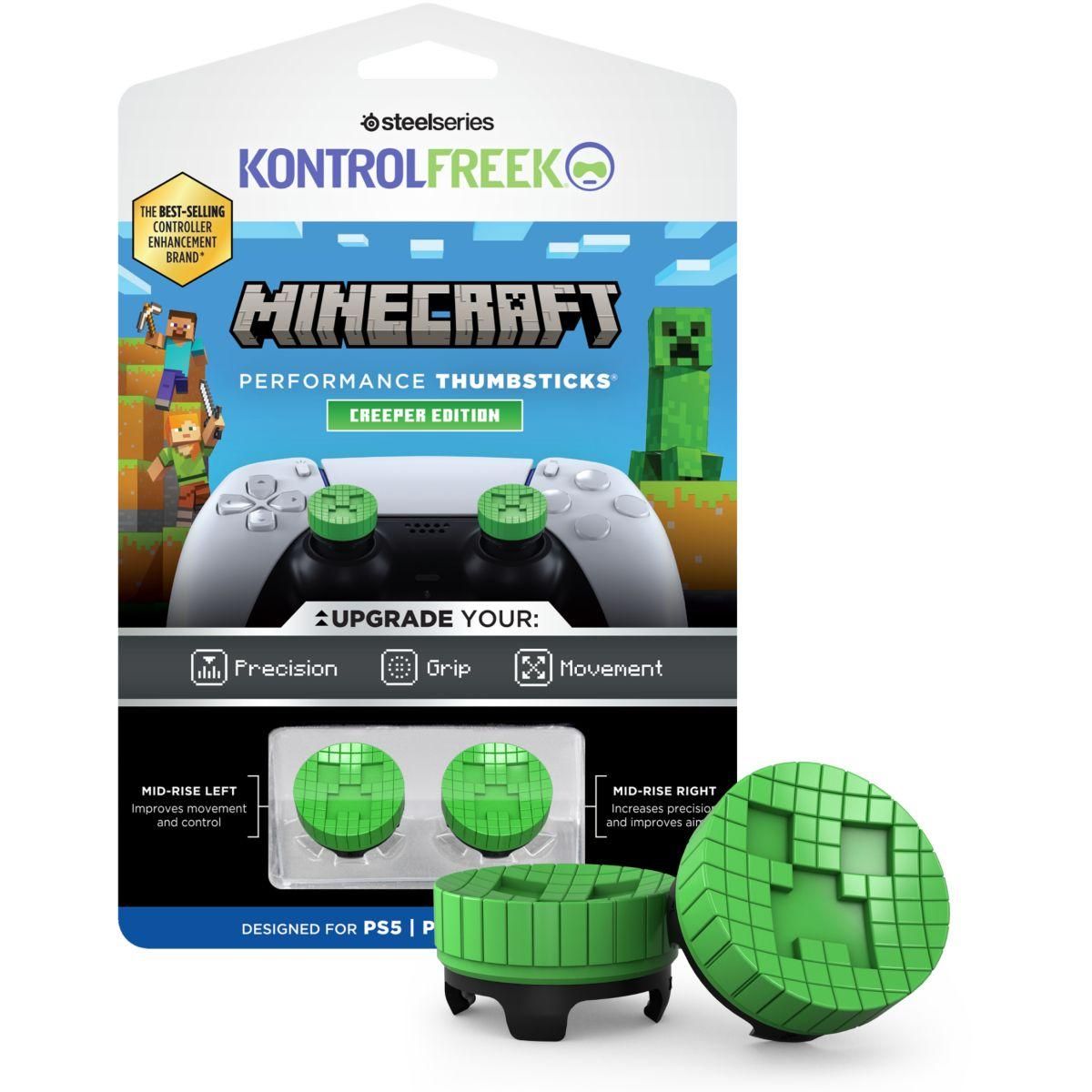 STEEL SERIES Accessoire manette Minecraft Creeper PS5 Kit