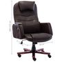 Voir la diapositive 6 : VIDAXL Chaise de bureau de massage Marron Similicuir