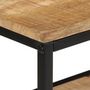 Voir la diapositive 4 : VIDAXL Table console 100x35x70 cm bois de manguier massif brut