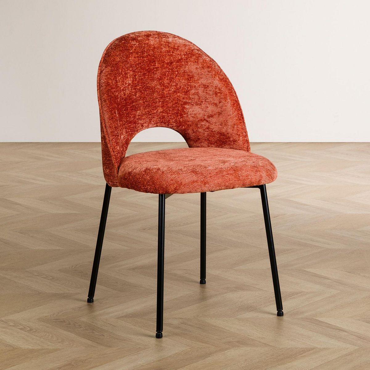 IDIMEX Lot de 2 chaises SERENA en tissu