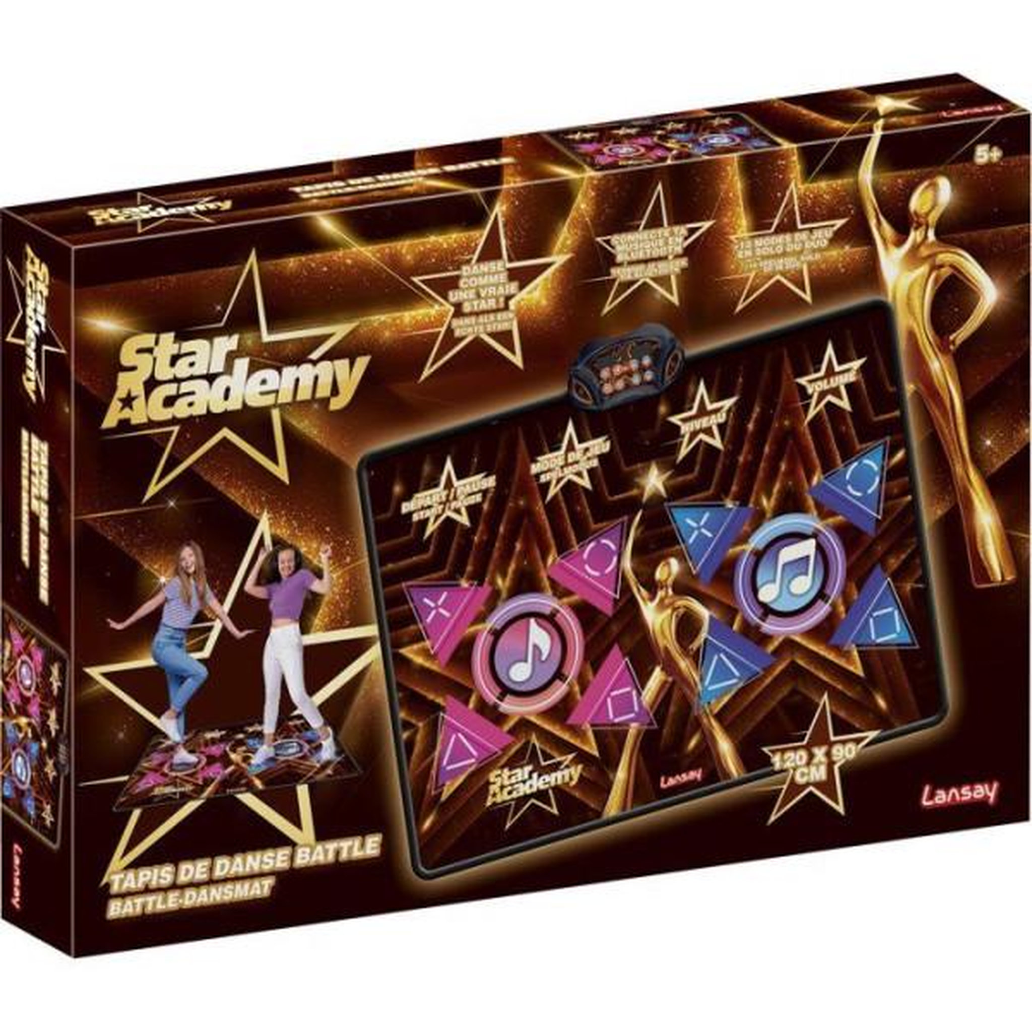 LANSAY Jeu musical - LANSAY - STAR ACADEMY - TAPIS DE DANSE BATTLE - Des 5 ans