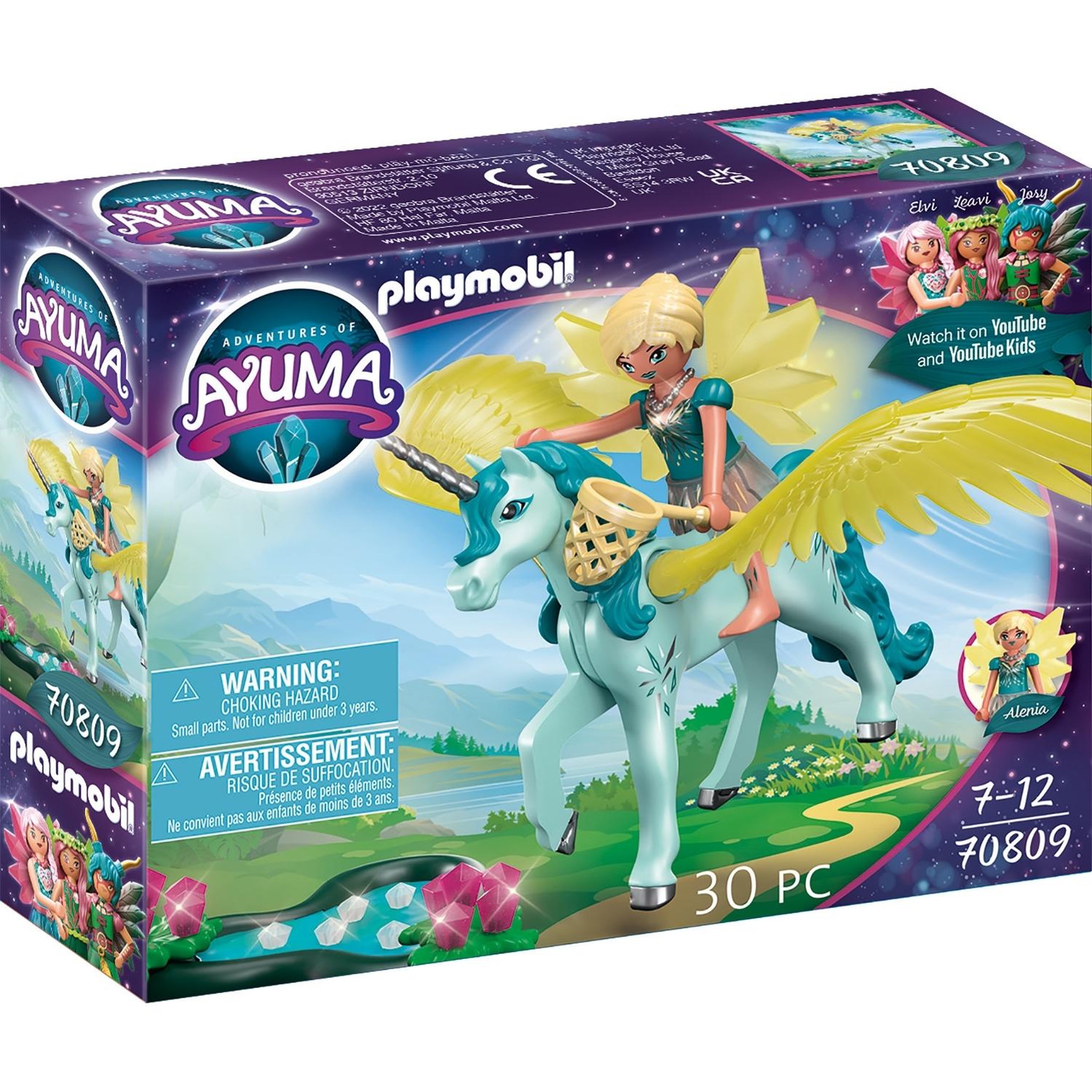 PLAYMOBIL Ayuma Crystal Fairy avec licorne