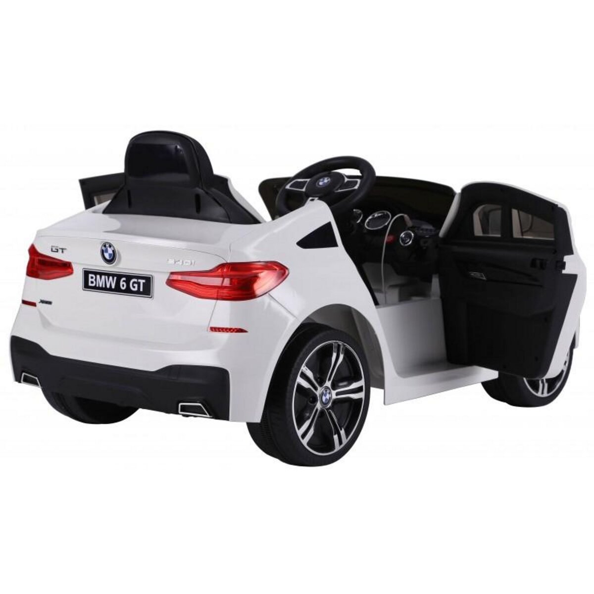 BMW BMW X6 GT Voiture Electrique Enfant (2x25W), 106x64x51 cm - Marche av/ar, Phares, Musique, Ceinture et Télécommande parentale