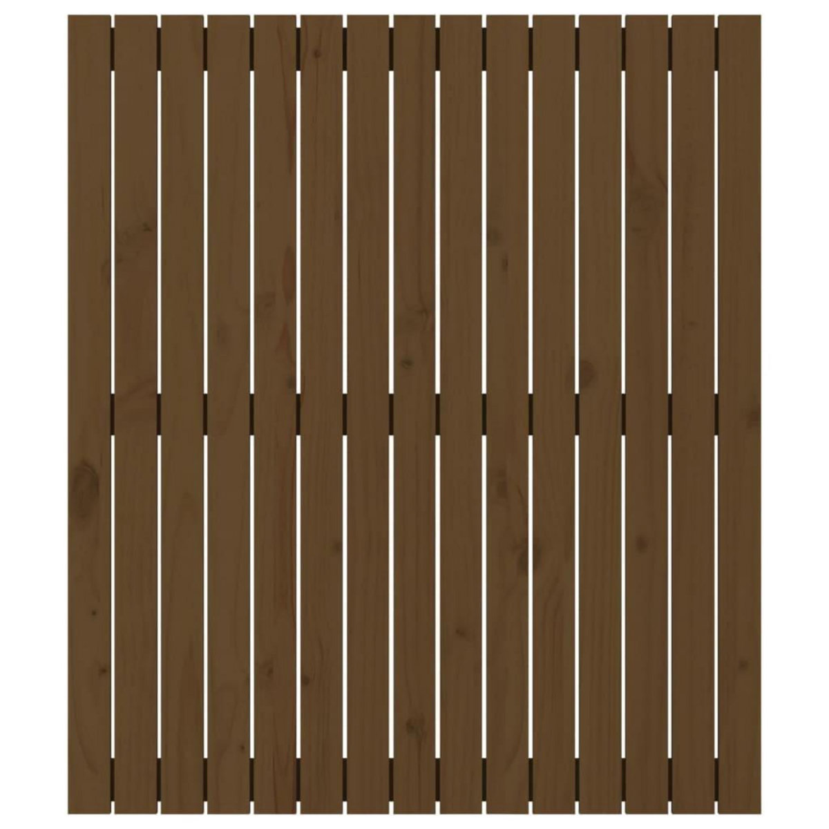 VIDAXL Tete de lit murale Marron miel 95,5x3x110 cm Bois massif de pin