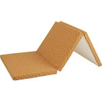 CANDIDE Matelas de voyage - 120 x 60 cm - Ep. 4 cm - Pliant - Camel - CANDIDE