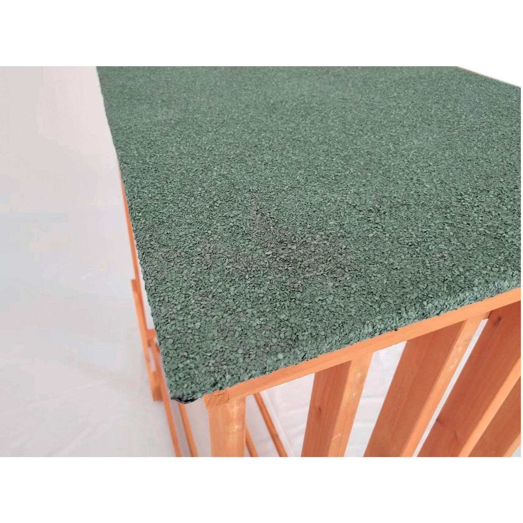 Voir la diapositive 2 : WERKAPRO Abri range bûches bois  140 x 50 x h 143cm