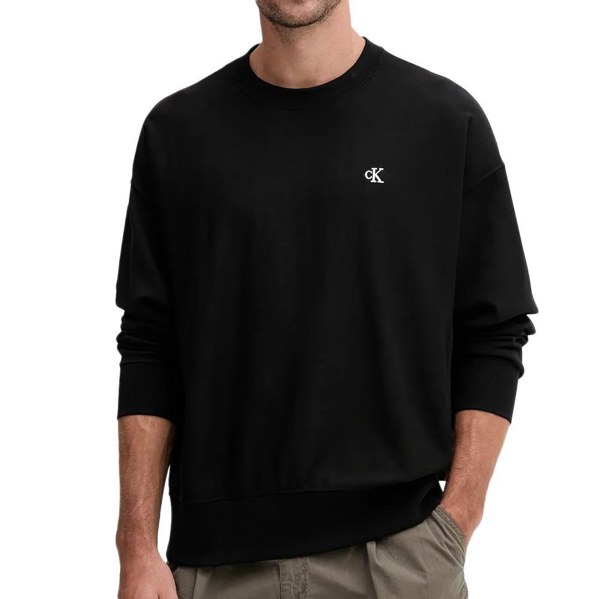 CALVIN KLEIN JEANS Sweat Noir Homme Calvin Klein Jeans Premium LV04RC277G. Coloris disponibles : Noir