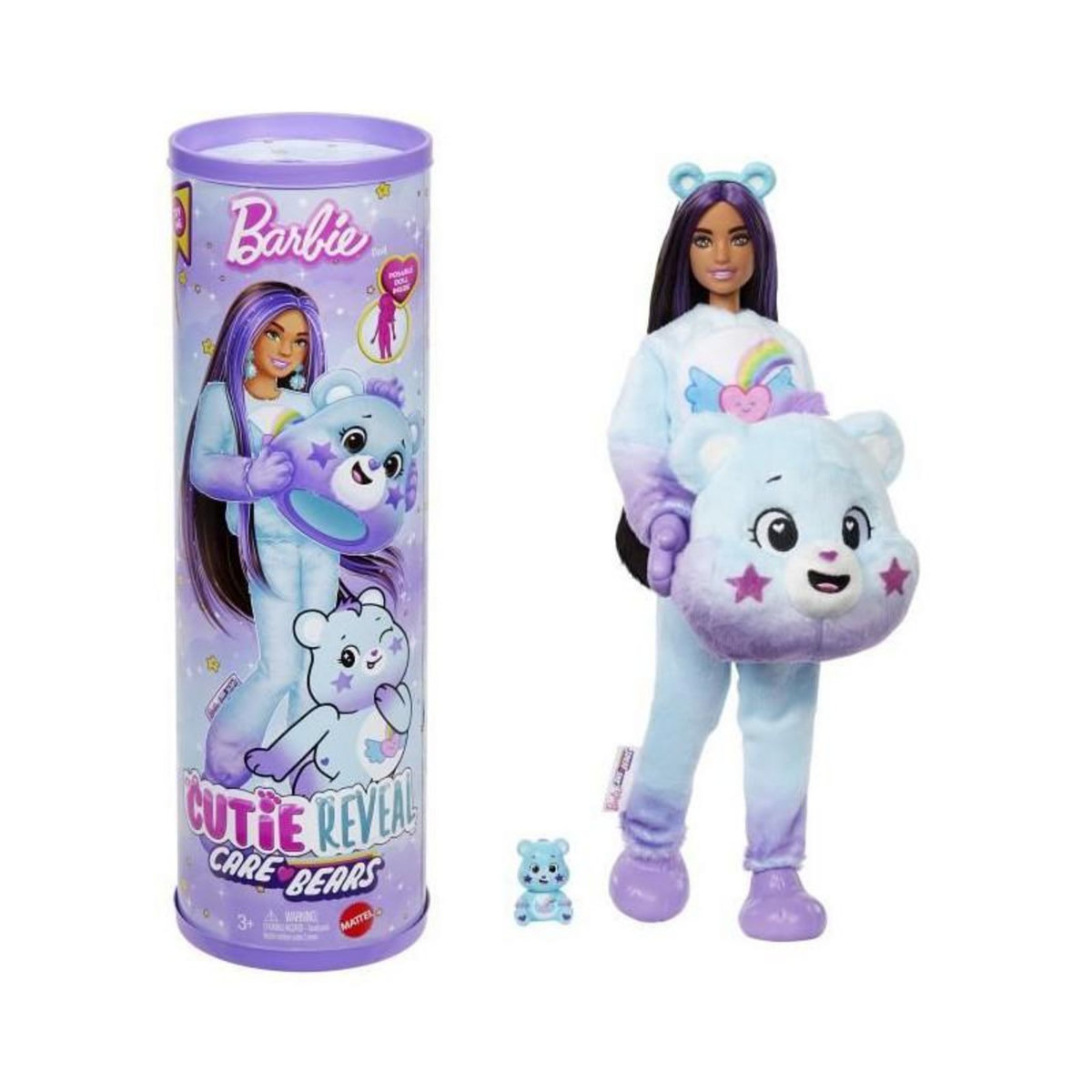 BARBIE Barbie - Poupée Barbie Cutie Reveal Bisounours - Avec 10 surprises - Barbie - JFV61