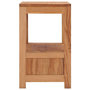 Voir la diapositive 4 : VIDAXL Table de chevet 40x30x50 cm bois de teck massif