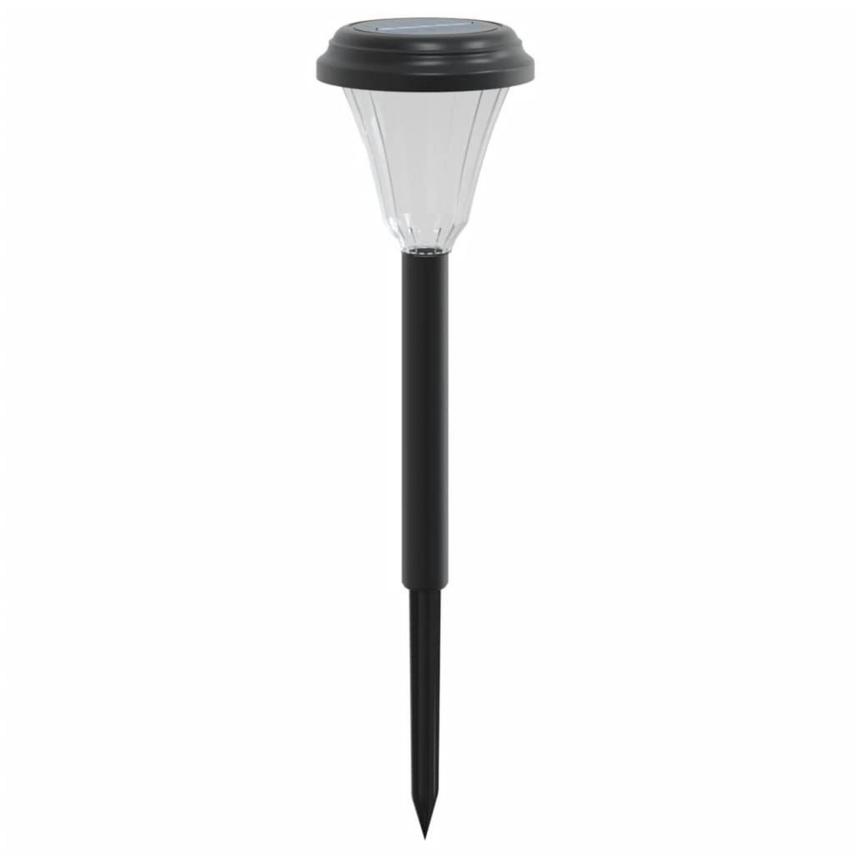 VIDAXL Lampes solaires d'allees et piquets de sol 12 pcs blanc