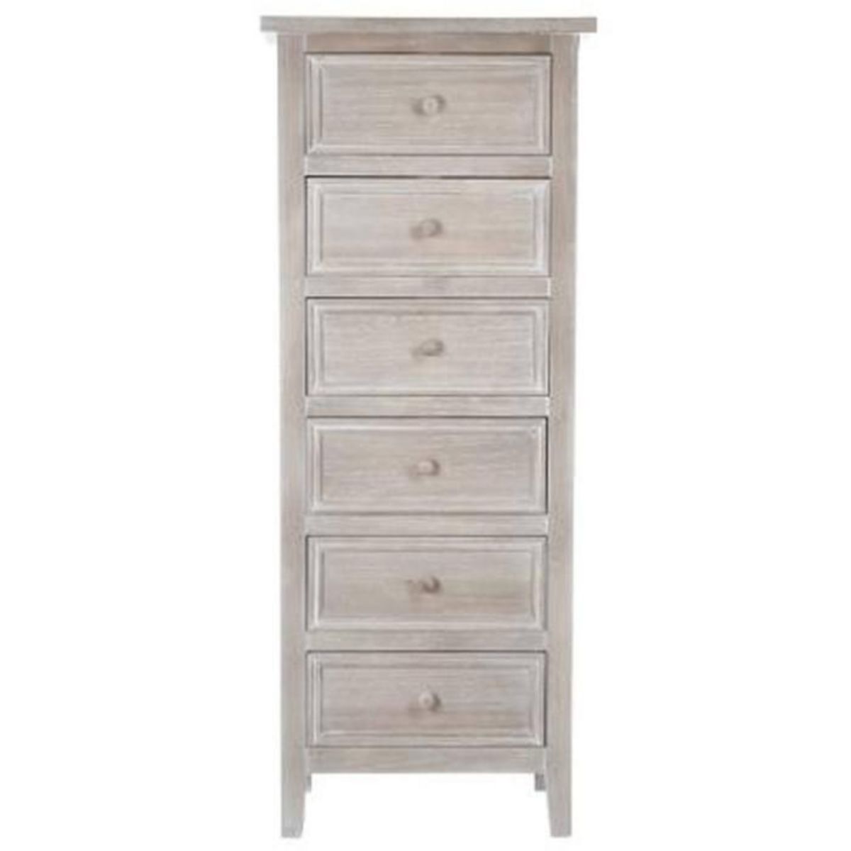 ATMOSPHERA Chiffonnier 6 Tiroirs  Charme  113cm Naturel