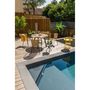 Voir la diapositive 3 : JARDILINE Table de jardin - 4 places - Teck - COCOS