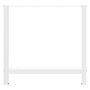 Voir la diapositive 5 : VIDAXL Pieds de table basse blanc 2 pcs 70x(72-73) cm acier