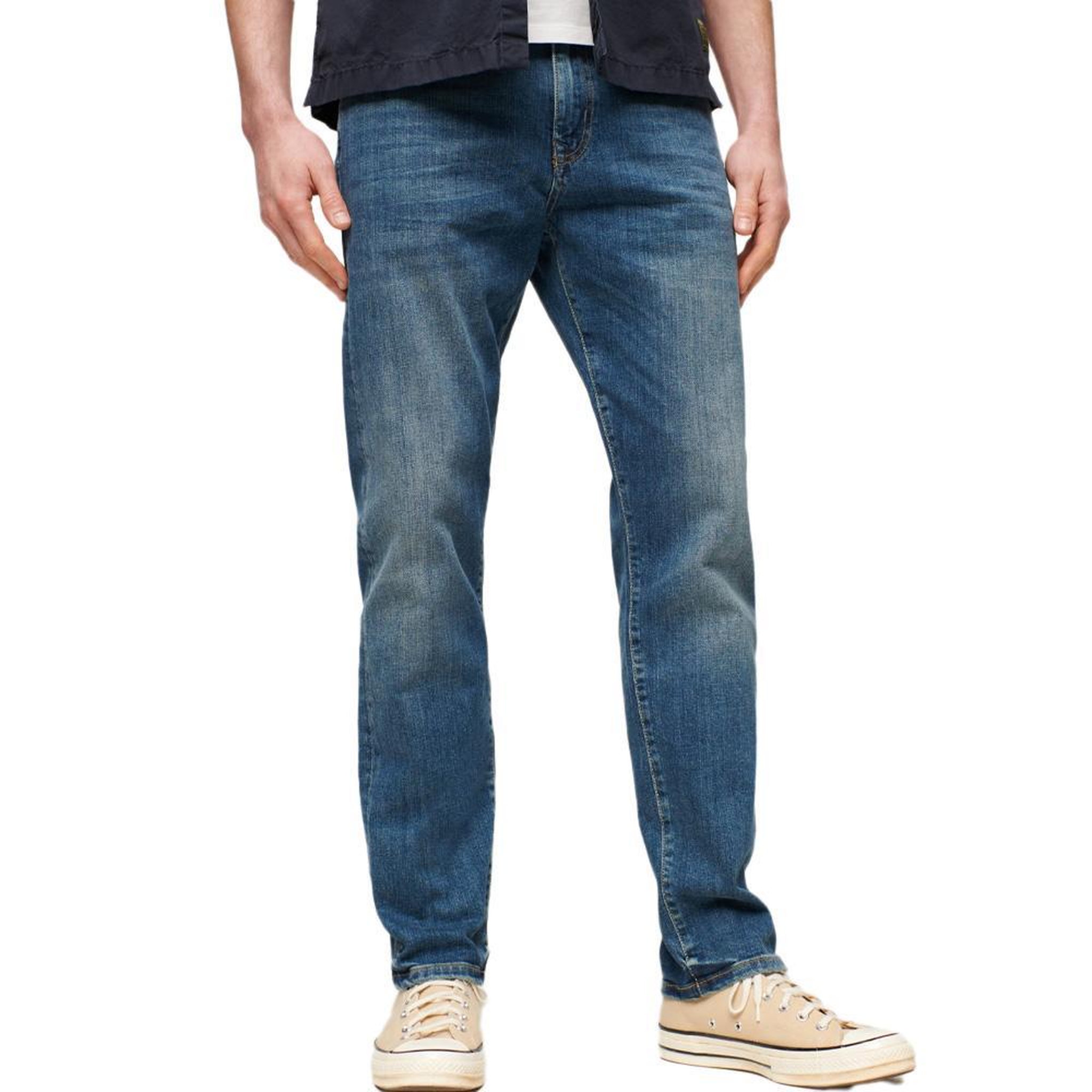 SUPERDRY Jean Droit Bleu Homme Superdry Vintage Sum. Coloris disponibles : Bleu