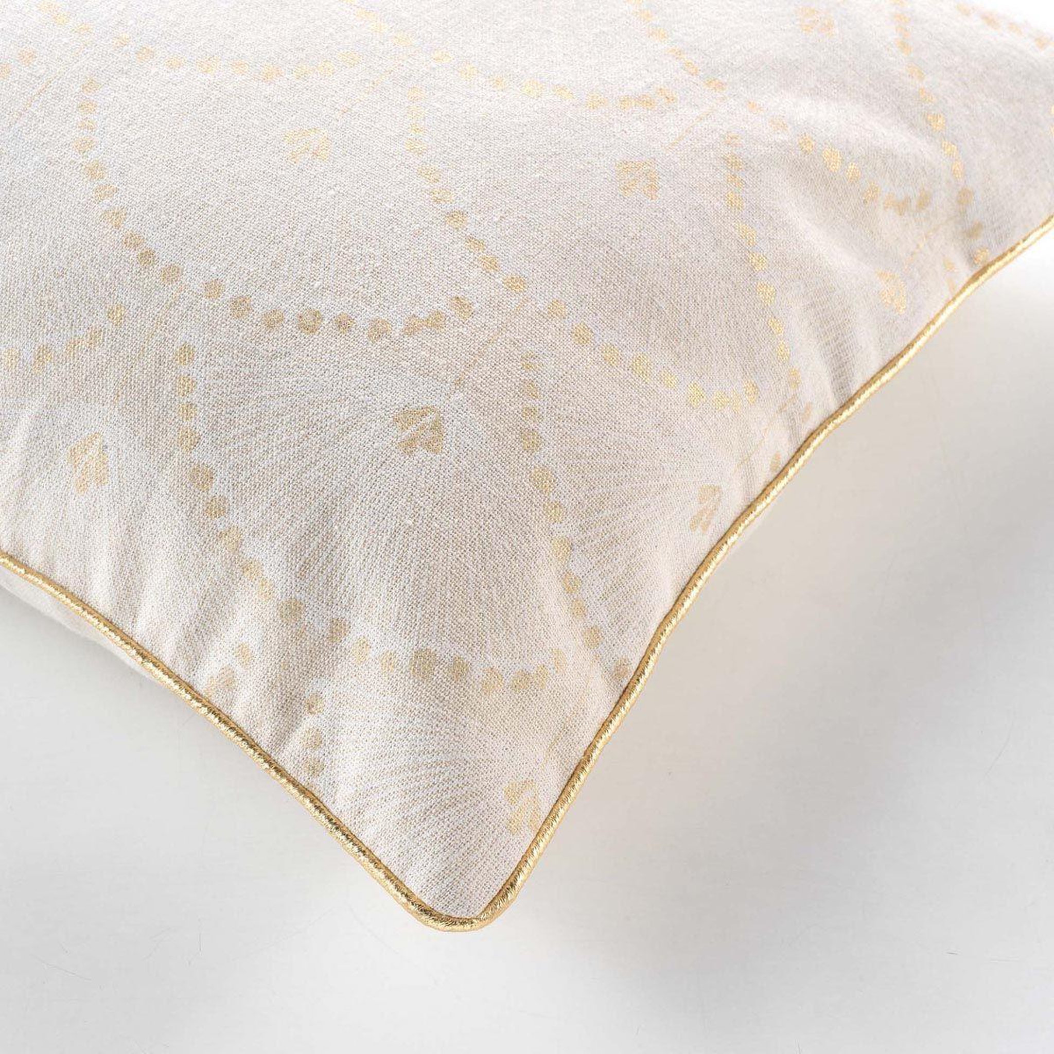 Voir la diapositive 2 : Douceur d'Intérieur Coussin déco imprimé  lorina  45x45cm beige
