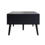 Voir la diapositive 6 : BEST MOBILIER Goto - table basse - noir et cannage - 1 tiroir et 1 niche - 110 cm