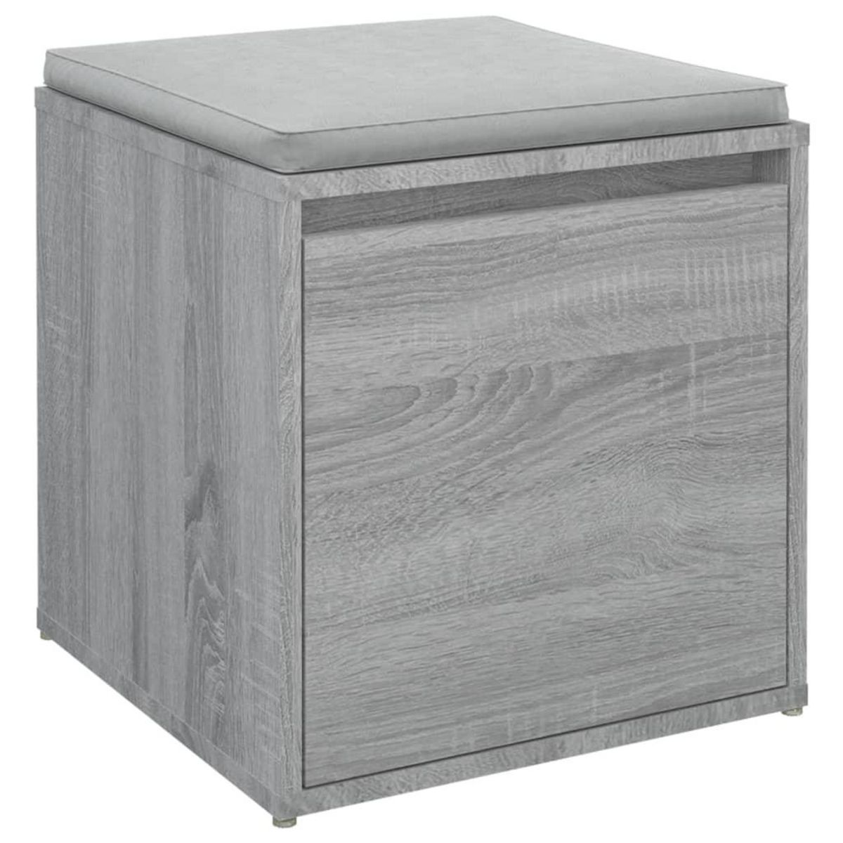 VIDAXL Tiroir boîte Sonoma gris 40,5x40x40 cm Bois d'ingenierie