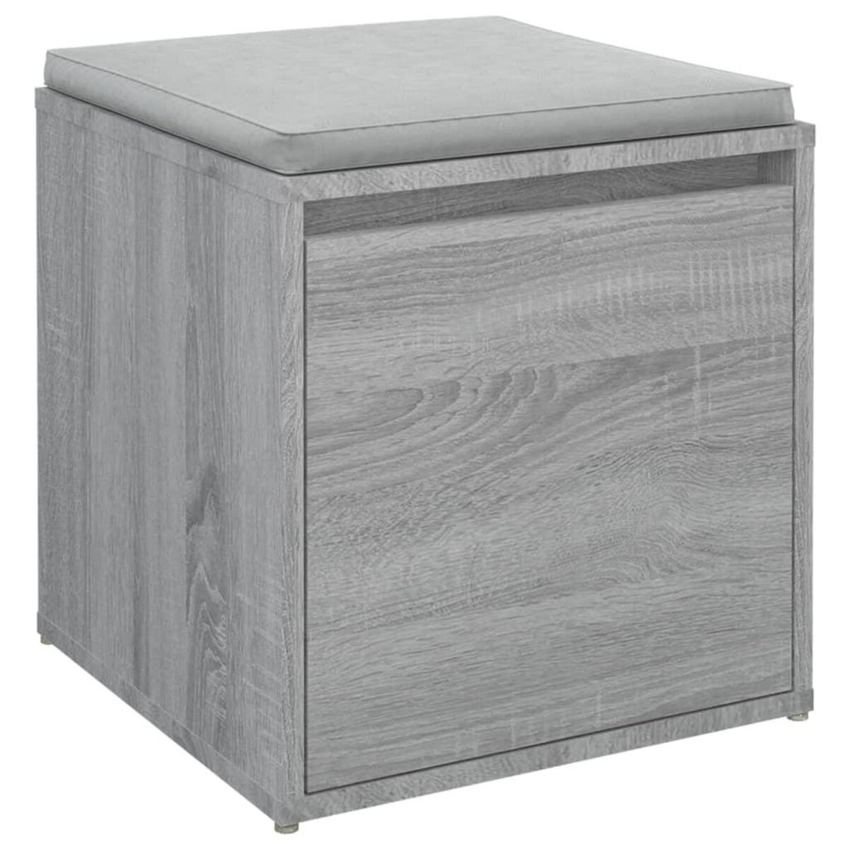VIDAXL Tiroir boîte Sonoma gris 40,5x40x40 cm Bois d'ingenierie