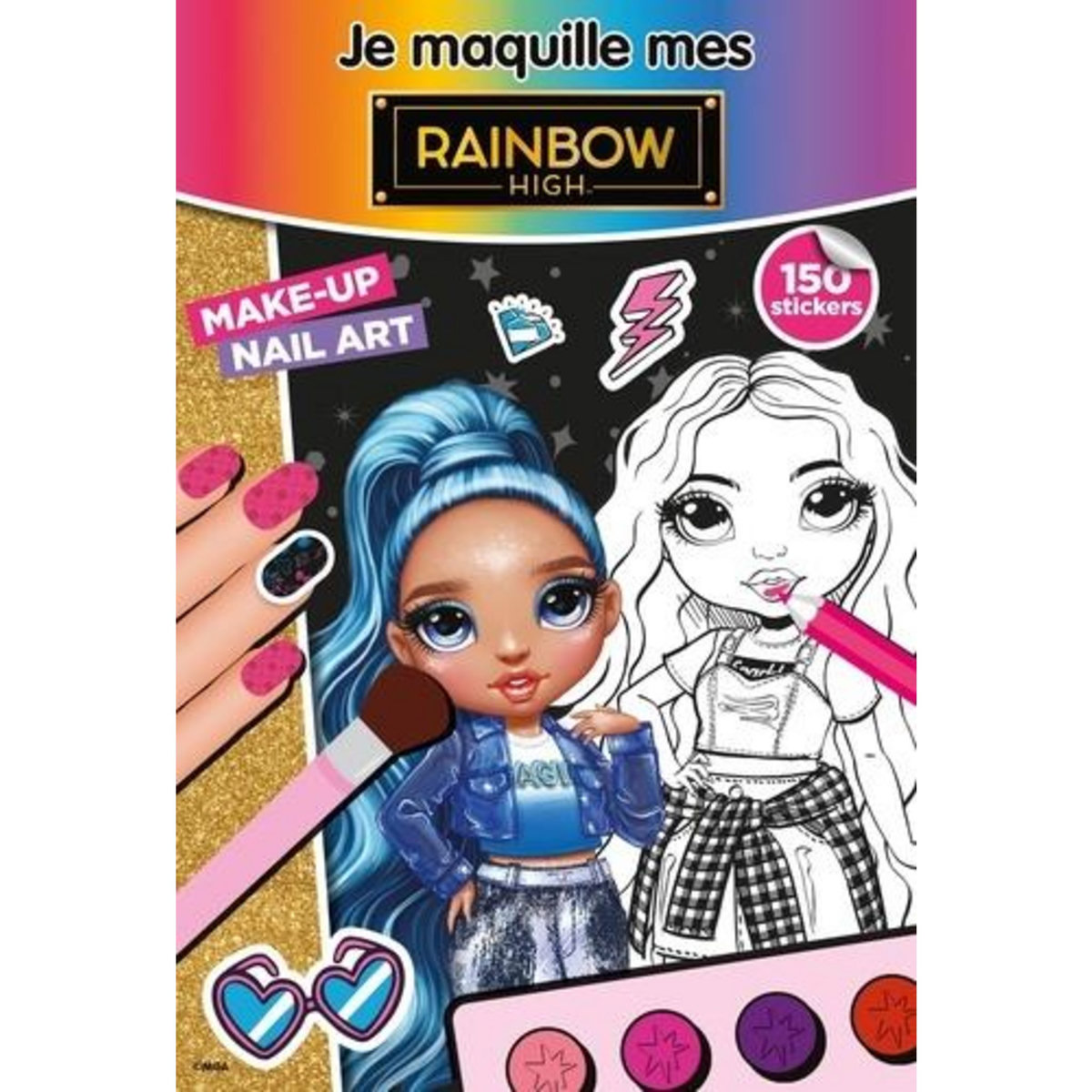 JE MAQUILLE MES RAINBOW HIGH. AVEC 150 STICKERS, MGA Entertainment
