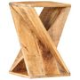 Voir la diapositive 5 : VIDAXL Table d'appoint 35x35x55 cm Bois de manguier massif