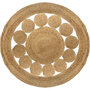 Voir la diapositive 1 : ATMOSPHERA Tapis rond jute ajouré diamètre 80 cm Atmosphera -  - Tapis rond 80 cm -  -