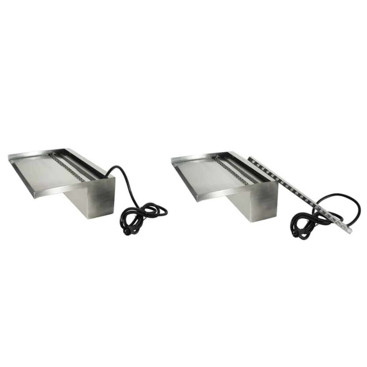 Ubbink Cascade de piscine Niagara 20 LED en inox 30 cm - Ubbink